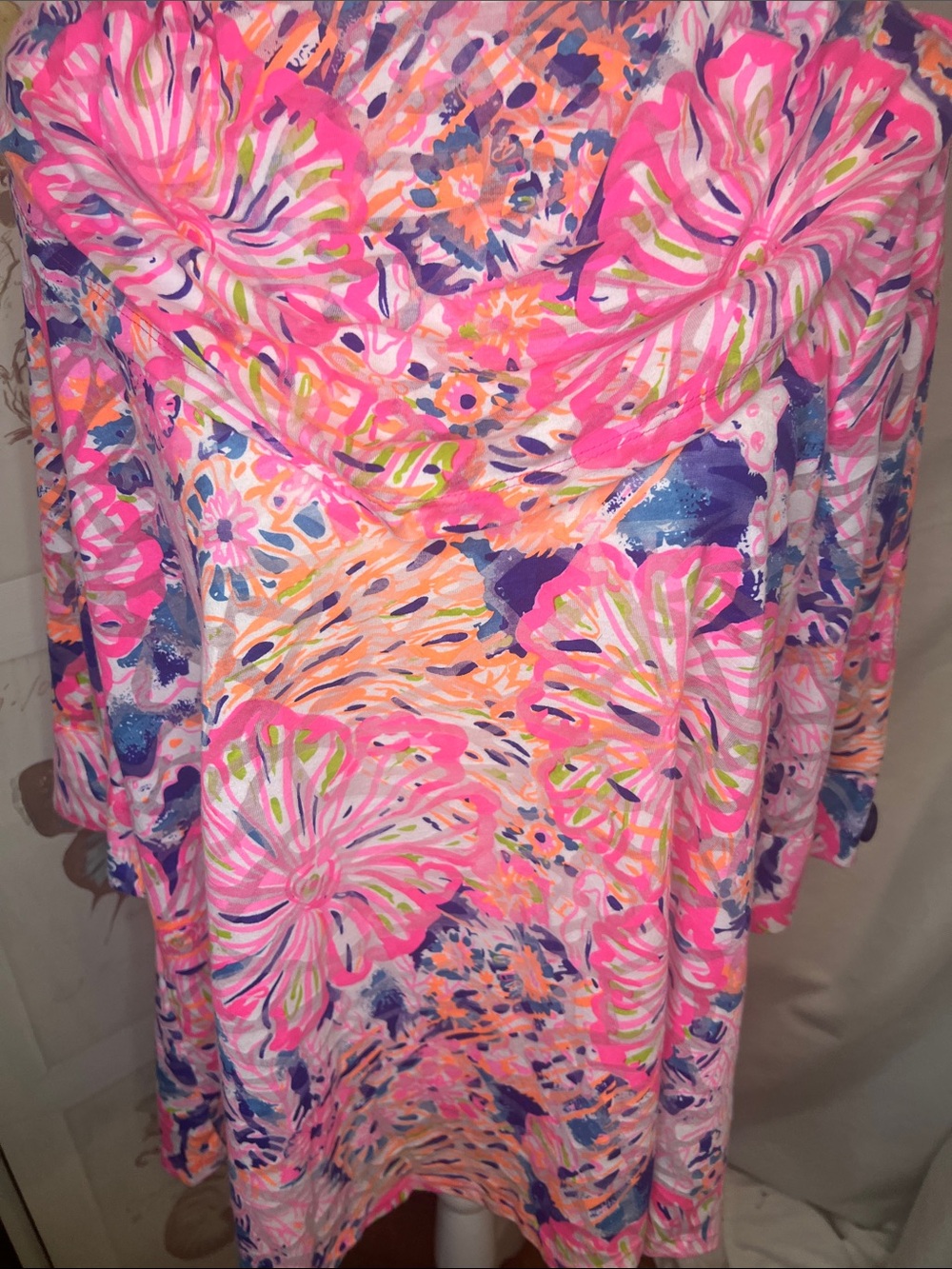 Lulu-B Pink Floral Off-Shoulder Top - Picture 6 of 11